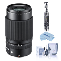 

Fujifilm GF 120mm f/4 R LM OIS WR Macro Lens, Bundle with Vanguard VEO 2 Aluminum Tripod