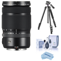 

Fujifilm GF 45-100mm F4 R LM WR Lens - With Vanguard Alta Pro 264AT Tripod and TBH-100 Head with Arca-Swiss Type QR Plate, Cleaning Kit, Microfiber Cloth