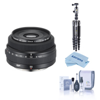 

Fujifilm GF 50mm f/3.5 R LM WR Lens, Bundle with Vanguard VEO 2 Aluminum Tripod