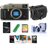 

Fujifilm X-Pro3 Mirrorless Digital Camera, Dura Silver - Bundle With Camera Bag, 64GB Memory SDXC Card, Cleaning Kit, Screen Protector, Card Reader, PC Software Package