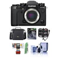 

Fujifilm X-T3 Mirrorless Camera Body, Black - Bundle With 32GB SDHC U3 Card, Camera Case, Cleaning Kit, Memory Wallet, Card Reader, Mac Software Package
