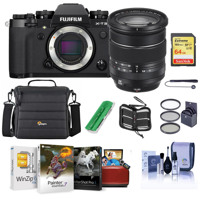 

Fujifilm X-T3 Mirrorless Camera with XF 16-80mm F4.0 R OIS WR Lens, Black - Bundle With 64GB SDXC Card, Camera Case, 72mm Filter Kit, Cleaning Kit, Memoery Wallet, Card Reader, Mac Software Pack