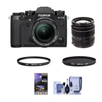 

Fujifilm X-T3 26.1MP Mirrorless Digital Camera with XF 18-55mm f/2.8-4 R LM OIS Lens, Black - With Hoya 58mm HMC Multi-Coated UV Filter, Hoya 58mm HMC Multi-Coated Circular Polarizer Filter, More