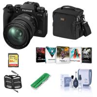 

Fujifilm X-T4 Mirrorless Digital Camera with XF 16-80mm f/4 R OIS WR Lens, Black - Bundle With Shoulder Bag, 64GB SDXC Card, Cleaning Kit, Card Reader, Memory Wallet, Pc Software Package