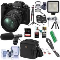 

Fujifilm X-T4 Mirrorless Camera with XF 16-80mm f/4 R OIS WR Lens, Black - Bundle With Shoulder Bag, 64GB SDXC Card, H&A Shotgun Mic, Table Top Tripod, Mini LED Light, Peak Cuff Wrist Strap, More