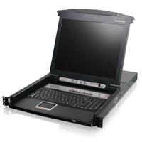 

IOGEAR 8-Port 17" LCD Combo KVM Switch, TAA Compliant, 1 RU