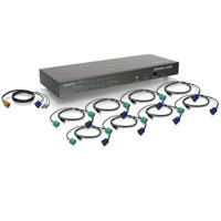 

IOGEAR 16 Port USB PS/2 Combo KVM Switch with Cables