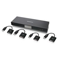 

IOGEAR 4-Port Dual-Link DVI and DisplayPort KVMP Switch Kit with 7.1 Audio (TAA Compliant)