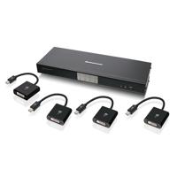

IOGEAR 4-Port Dual-Link DVI and Mini DisplayPort KVMP Switch Kit with 7.1 Audio (TAA Compliant)