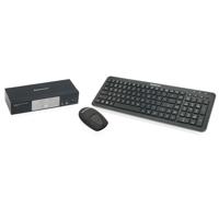 

IOGEAR 2-Port 4K DisplayPort1.2 KVMP Switch with Wireless Keyboard and Mouse