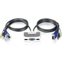 

IOGEAR 2-Port Compact MiniView Micro USB Plus KVM Switch with Audio & 6' Cable