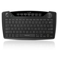 

IOGEAR 2.4GHz Wireless Smart TV Keyboard with Trackball and Scroll Wheel, Silver/Black