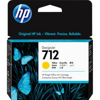 

HP 712 29ml Yellow DesignJet Original Ink Cartridge for T650, T630, T230, T210 & Studio Plotter Printers