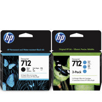 

HP 712 80ml Black DesignJet Original Ink Cartridge - With HP 712 29ml Cyan DesignJe t Ink Cartridge for T650, T630, T230, T210 & Studio Plotter Printers