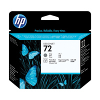 

HP 72 Gray and Photo Black Printhead