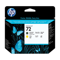 

HP 72 Matte Black and Yellow Printhead