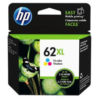 

HP 62XL High Yield Tri-Color Original Ink Cartridge, 415 Pages