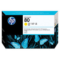

HP C4873A 80 175-ml Yellow Ink Cartridge for Designjet 1000 Printers