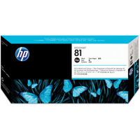 

HP C4950A 81 Black Dye Printhead and Printhead Cleaner
