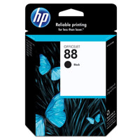 

HP 88 Black Ink Cartridge 20.5 ml with Vivera Inks for select OfficeJet PRO Printers.