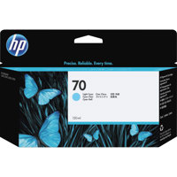 

HP 70 Light Cyan Color 130 ml Vivera Ink Cartridge for Various DesignJet Inkjet Printers.