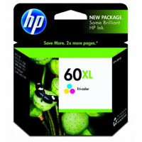 

HP 60XL Tri-color Ink Cartridge #CC644WN with Cyan, Magenta and Yellow Ink Cartridges