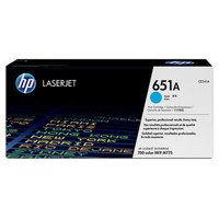 

HP 651A Cyan LaserJet Toner Cartridge, 16,000 Pages Yield