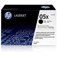

HP CE505X High Capacity LaserJet Black Family Print Cartridge for the P2055 Printer Series (Yield: Appx. 6,500 Copies)