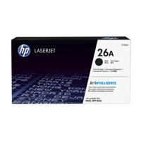 

HP 26A LaserJet Pro M402/MFP M426 Series Black Toner Cartridge, 3,100 Pages