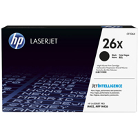 

HP 26X LaserJet Pro M402/MFP M426 Series High Yield Black Toner Cartridge, 9,000 Pages