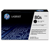 

HP LaserJet 80A Black Toner Cartridge, Yields 2700 Pages