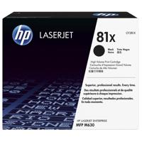 

HP 81X High Yield Toner Cartridge (OEM) for LaserJet Printers, 25000 Pages Yield, Black