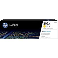 

HP 202A Yellow Original Laser Toner Cartridge for M254/MFP M280 and M281 LaserJet Pro Printers, 1300 Page Yield