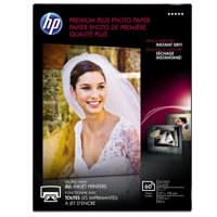 

HP CR669A Premium Plus Glossy Photo Inkjet Paper, 11.5 mil, 5x7", 60 Sheets