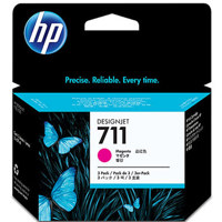 

HP 711 29ml Magenta Ink Cartridge, 3 Pack