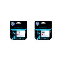 

HP 2 Pack 711 29ml Magenta Ink Cartridge, 3 Pack