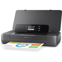 

HP OfficeJet 200 Mobile Wireless Thermal Inkjet Printer, Up to 10ppm Black/Up to 7ppm Color, Up to 4800x1200 dpi Maximum, Up to 50 Sheet Standard Input Tray
