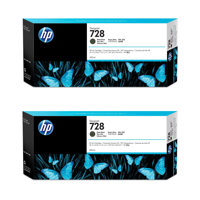 

HP 2 pack 728 300-ml Matte Black DesignJet Ink Cartridge