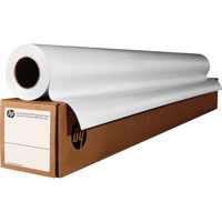 

HP Premium Removable Gloss Inkjet Print Adhesive Vinyl, 3.2 mil (11.2 mil with Liner), 110 gsm (298 gsm with Liner), 60"x150' Roll