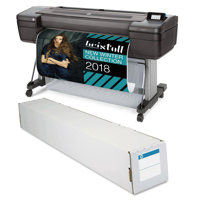 

HP DesignJet Z9+ Large Format PostScript Photo Printer, 44" Inkjet, Spectrophotometer with HP Universal Instant-Dry Satin Inkjet Photo Paper 42"x100' Roll