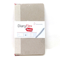 

Hahnemuhle Diary Flex Refill - ruled 7x4", 80 sheets, 160 pgs