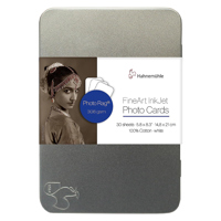 

Hahnemuhle Photo Rag 308 FineArt Inkjet Photo Card, 5.8x8.3", 308gsm, 30 Sheets, White
