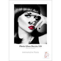 

Hahnemuhle Photo Gloss Baryta Paper, 320gsm, 330mum, 17x22", 25 Sheets