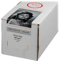 

Hahnemuhle Hahnemuhle Matte Photo Rag, 100 % Rag, Smooth, Bright White Inkjet Paper, 188 g/mA, 36"x39' Roll with 2" Core