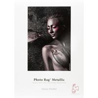 

Hahnemuhle PhotoRag Metallic, 340gsm, Fine Art, Natural White, Hi-Gloss Inkjet Paper, 8.5 x 11", 25 sheets