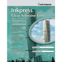 

Inkpress Clear Adhesive Film, Repositionable Adhesive Inkjet Film, 11x17", 20 Sheets