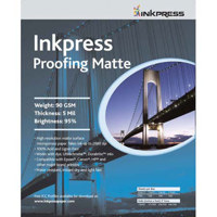 

Inkpress Proofing Matte Single Sided Bright Alpha Cellulose Photograde Inkjet Paper, 5mil., 90gsm., 13"x50' Roll