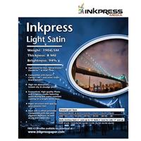

Inkpress Light Satin Inkjet Photo Paper, Single Sided, 190 gsm, 8 mil, 94% Bright, 36"x100' Roll