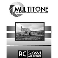 

Inkpress MultiTone Black & White Resin Coated BW Glossy Darkroom Photographic Paper, 5x7", 100 Sheets