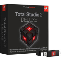 

IK Multimedia Total Studio 2 Deluxe Software Bundle for Audio Production, Mixing & Mastering, Full Version, USB Drive/Boxed